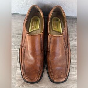 Dockers Brown Leather Slip-On Loafers